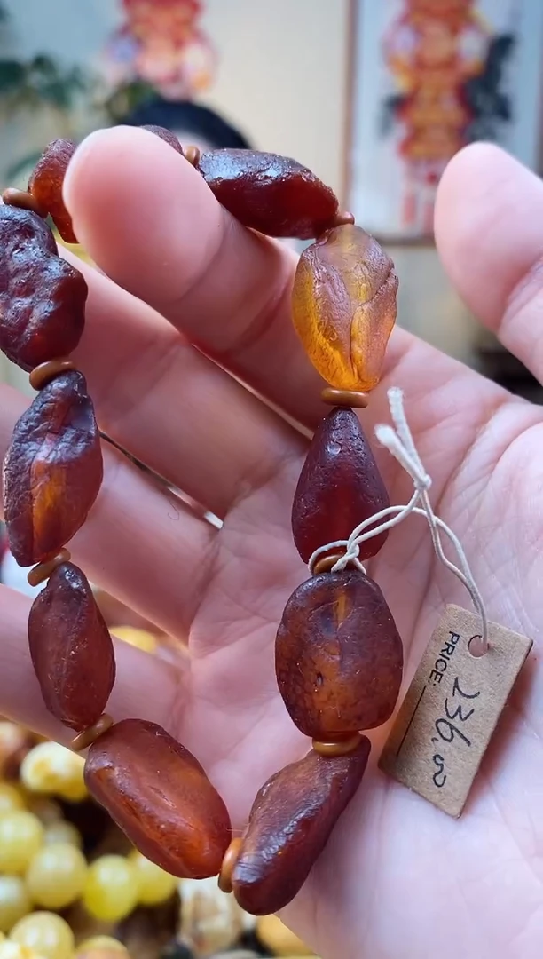 【闪购商品】琥珀手串未镶嵌手串