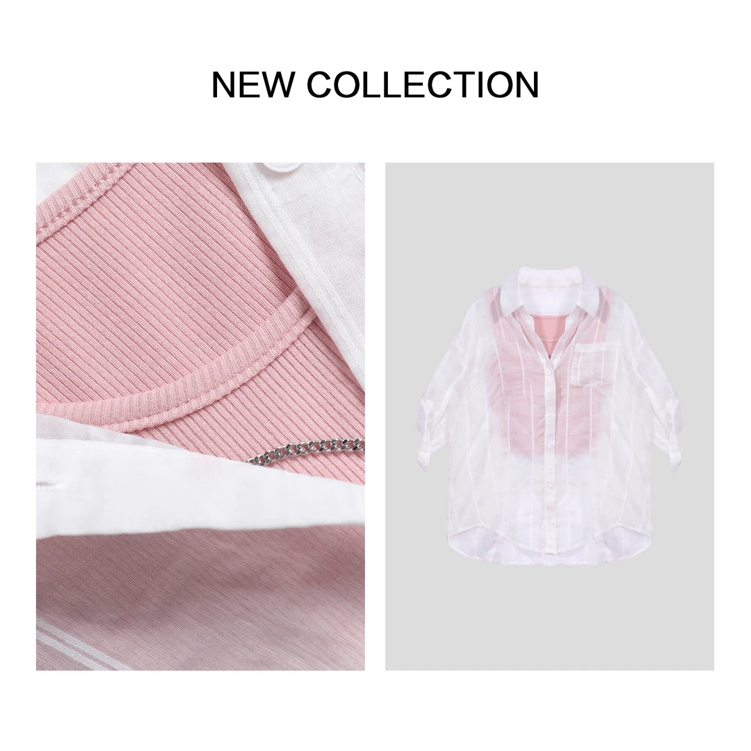 【小橱专享】C3F38015A 简约休闲轻薄衬衫-8015