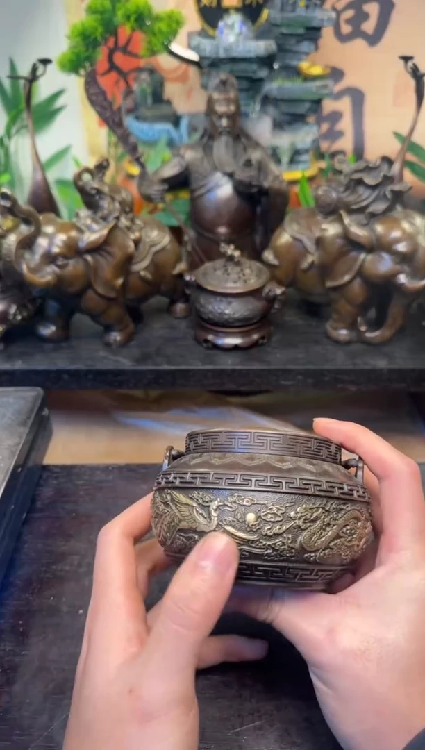 买铜就来旺铜杂货铺！（暖手炉）