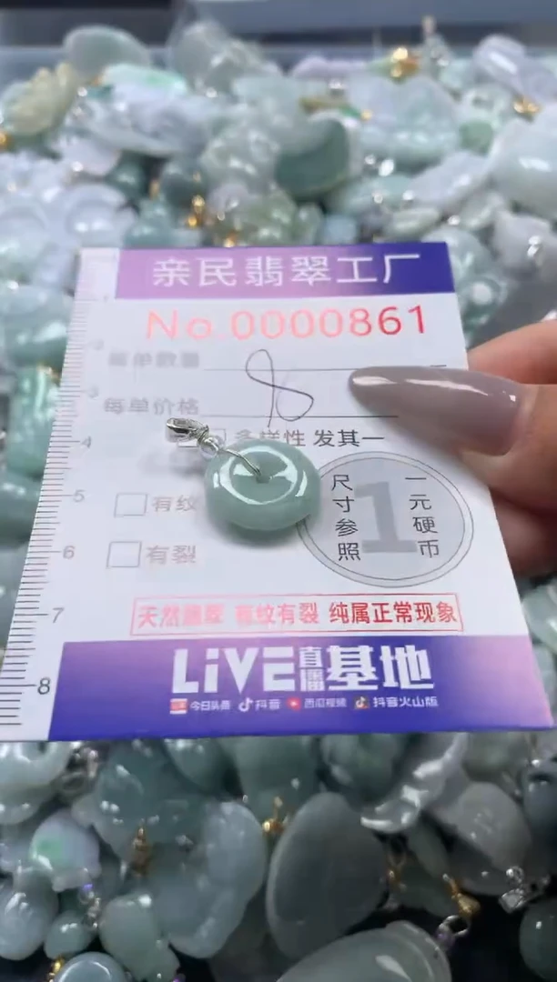 颈饰未镶嵌翡翠861