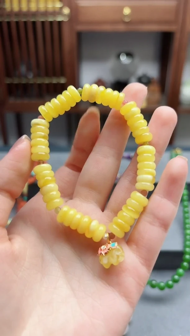 【闪购商品】蜜蜡裸石未镶嵌蜜蜡盘珠手串SCZT