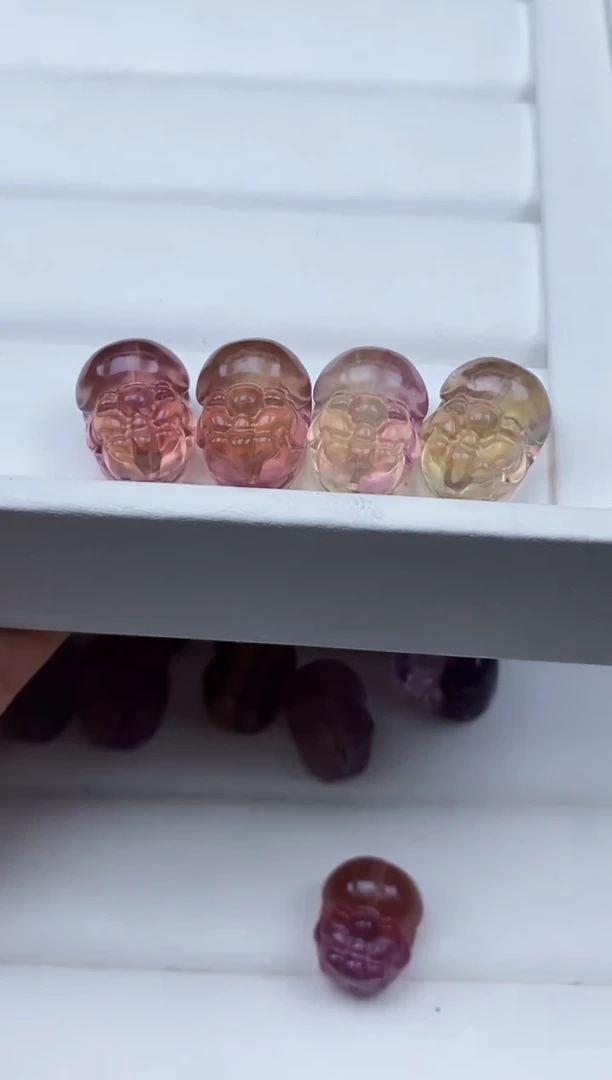 【闪购商品】萤石颈饰未镶嵌71a多样性发其一/2.11/1个