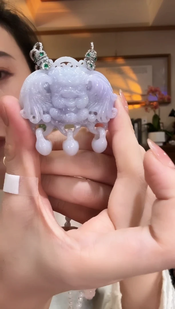 颈饰未镶嵌翡翠国风