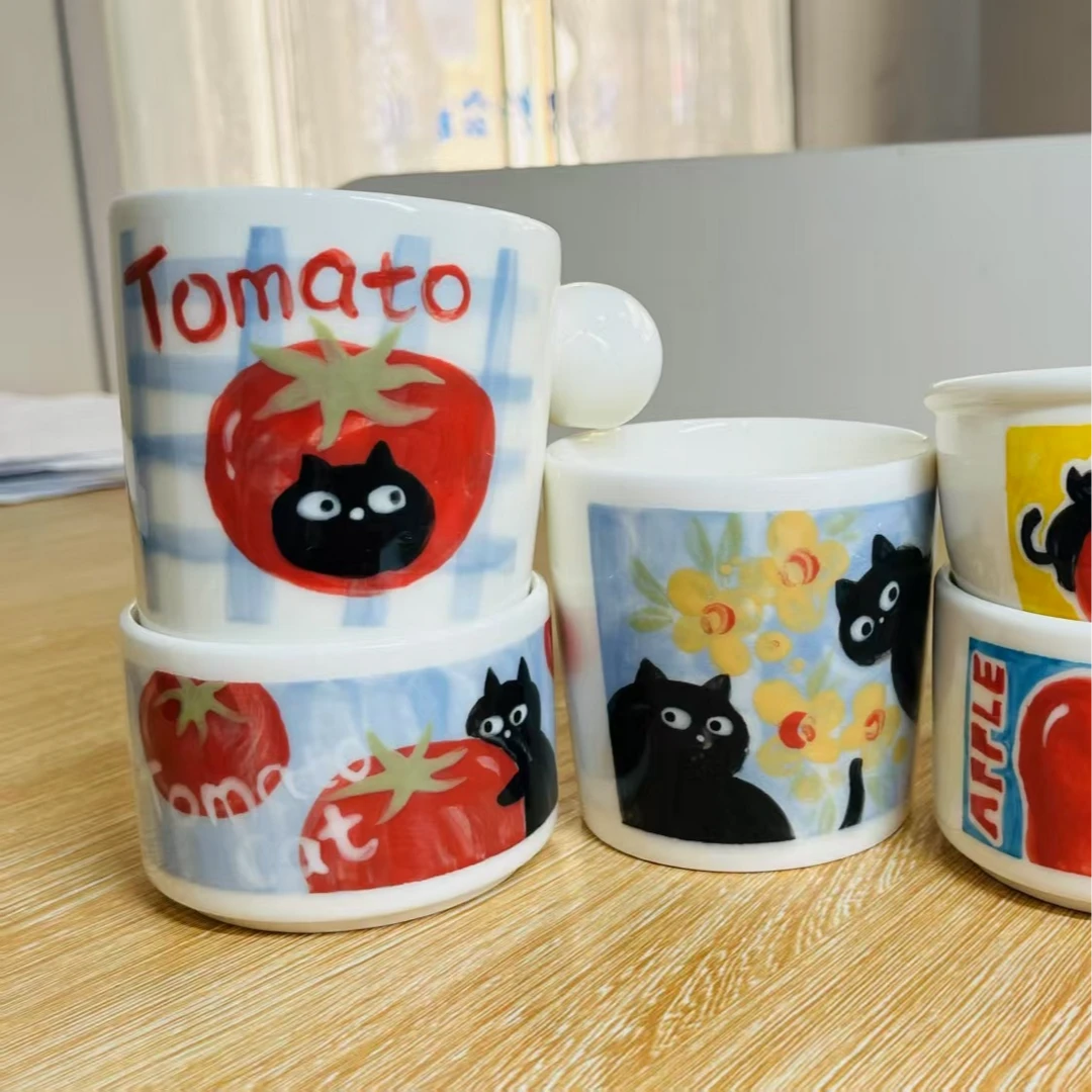 陶喜手作-手绘陶瓷杯