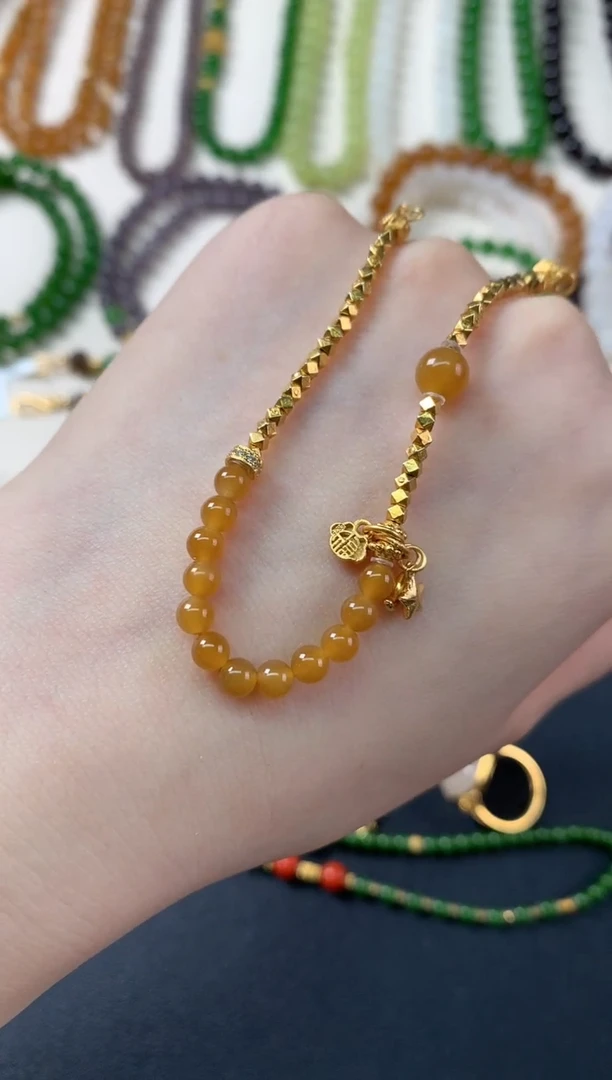 手串未镶嵌和田玉D96|380