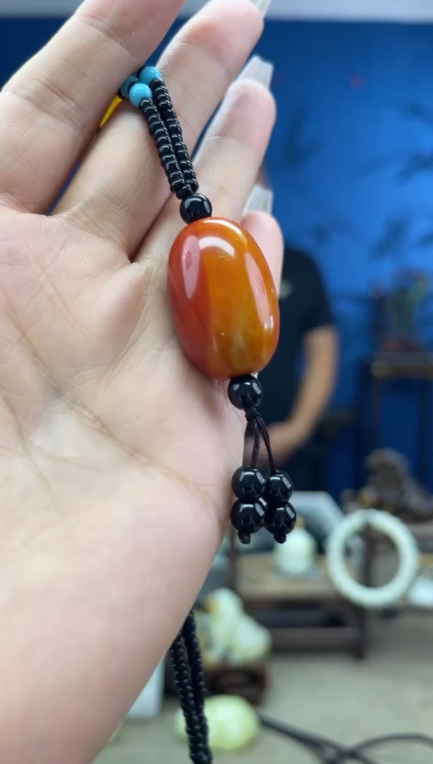 南红玛瑙未镶嵌颈饰11