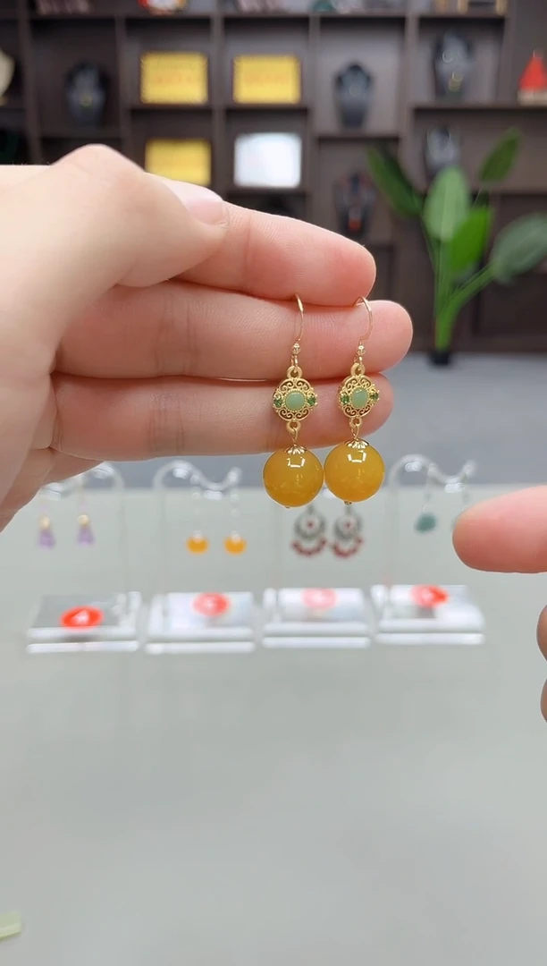 未镶嵌耳饰玛瑙/玉髓202000