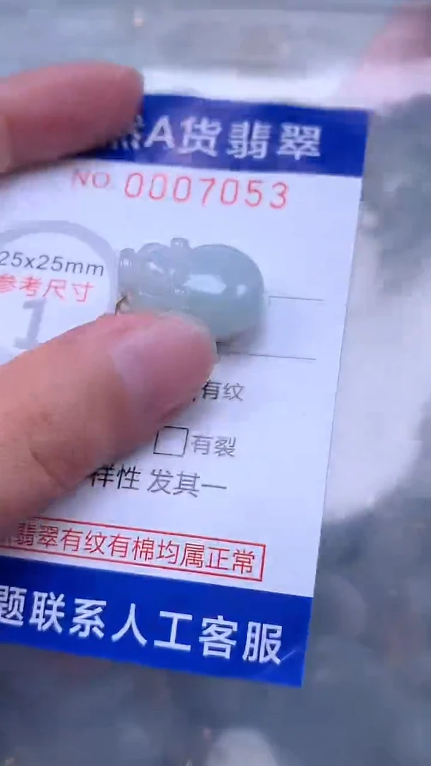 翡翠未镶嵌吊坠(不含链)1