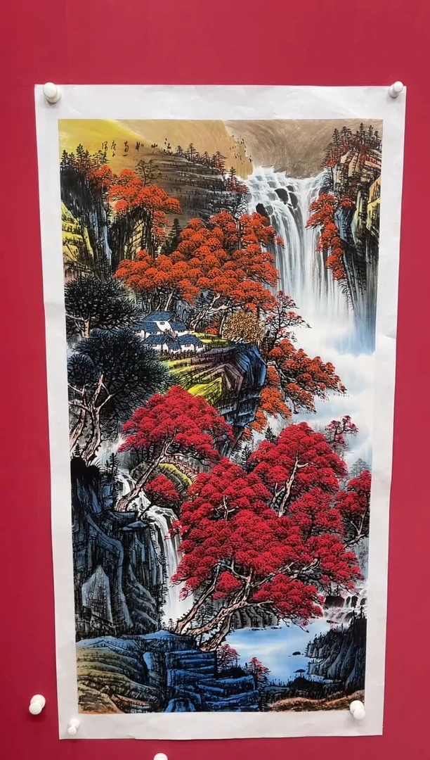 【闪购商品】国画吴-四尺山水/无框/W