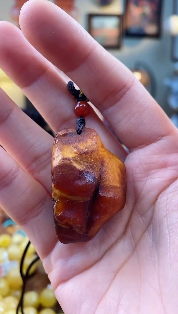 【闪购商品】琥珀颈饰未镶嵌吊坠