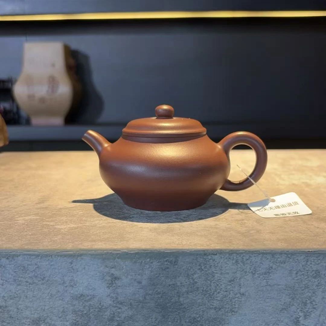 珽珽茶器G2124蒋双虚扁紫泥200cc