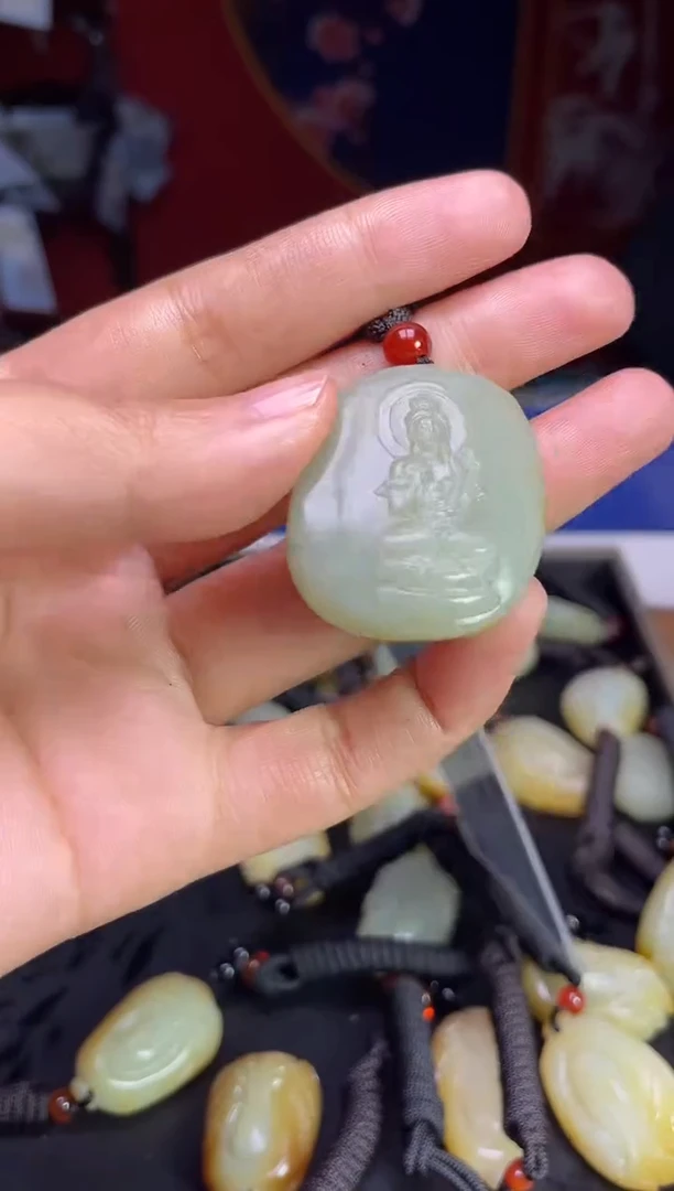 颈饰未镶嵌和田玉123