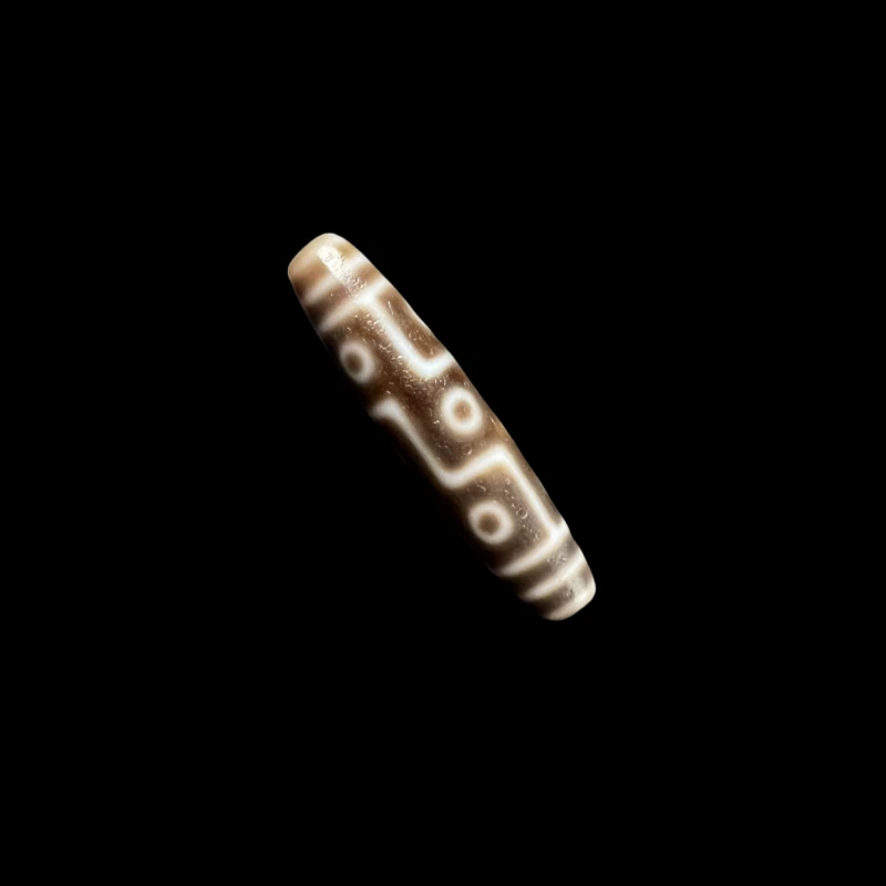 清代九眼玛瑙古珠【华夏藏古】212029