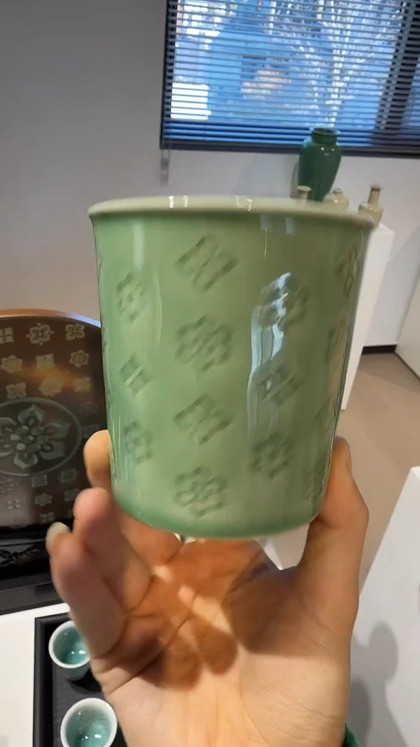 青瓷手工茶器包邮