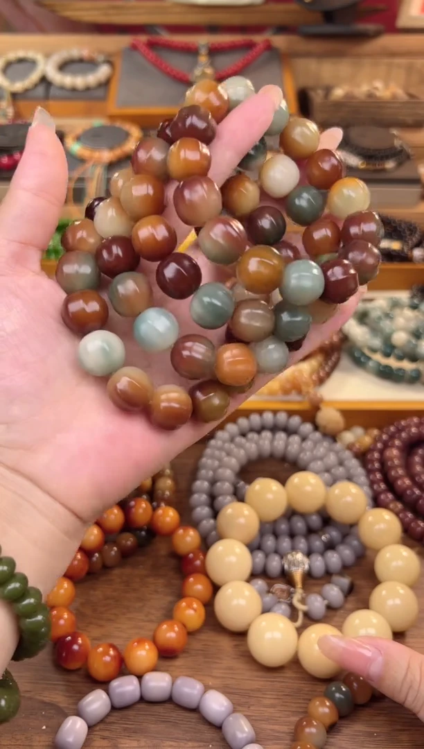 【闪购商品】菩提根/象牙果手串敦煌鲨鱼背1.4单圈（发其一