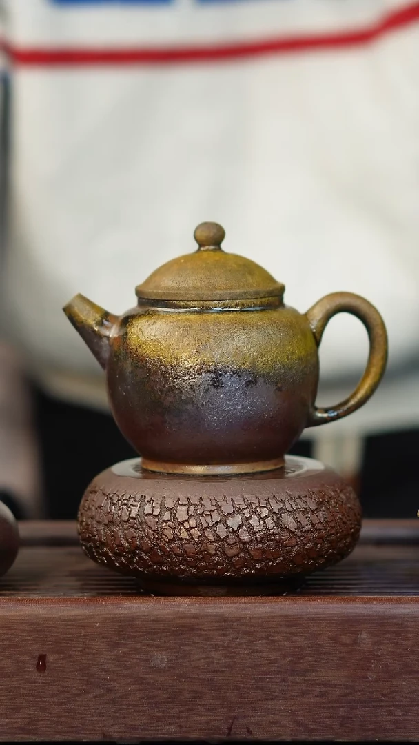 茶壶紫砂柴烧紫砂宫灯