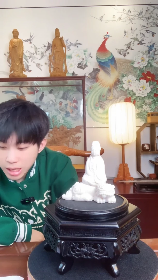 摆件德化白瓷 文殊菩萨