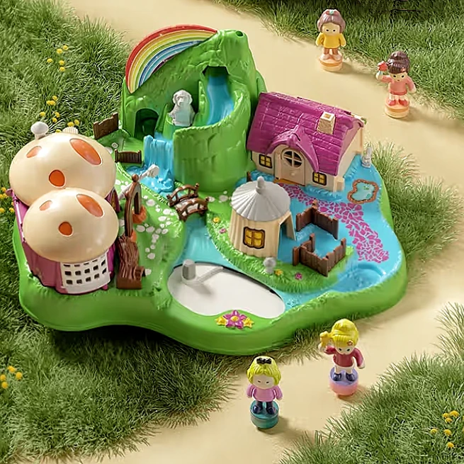 魔法森林磁力小屋过家家玩具儿童益智启蒙想象力孩子生日开学礼物