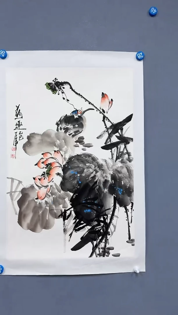 国画炳山艺术--黄俊杰老师作品