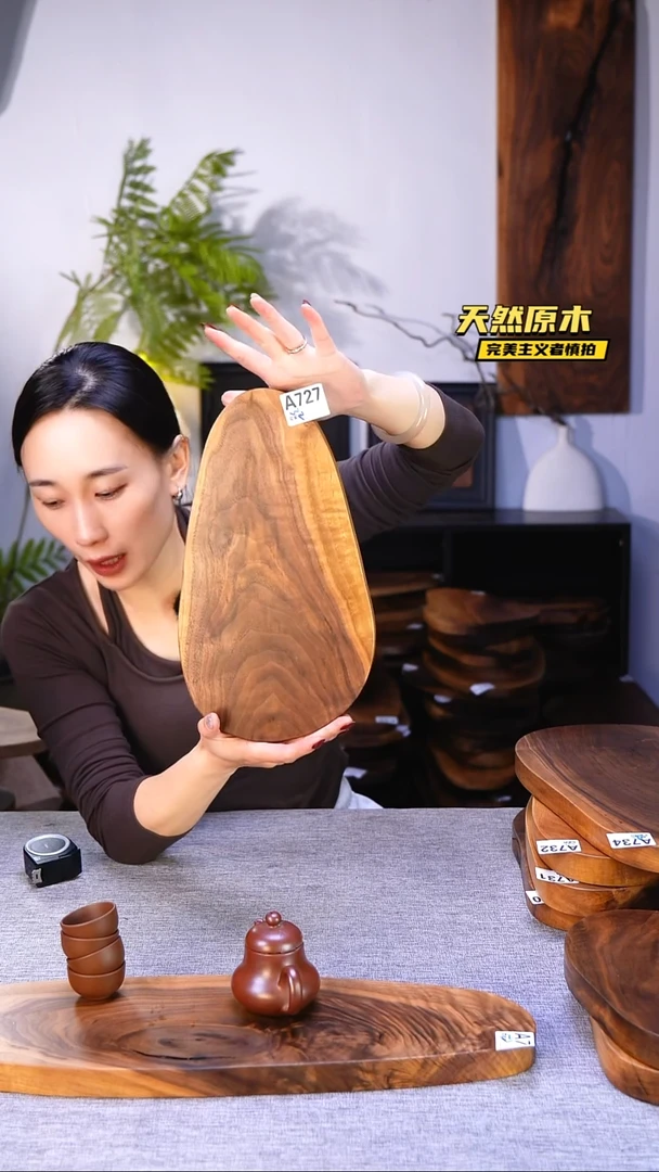 木北美黑胡桃原木.干裂疤结不属于商品质量问题完美主义者慎拍