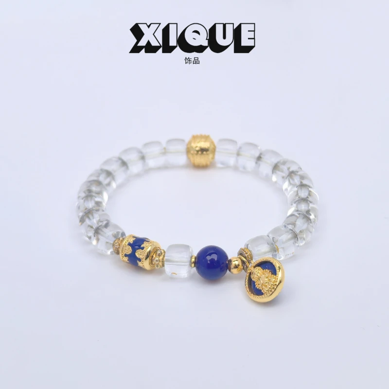 合金仿水晶手链 爆款扎基拉姆串珠手串2025年轻奢小众手链