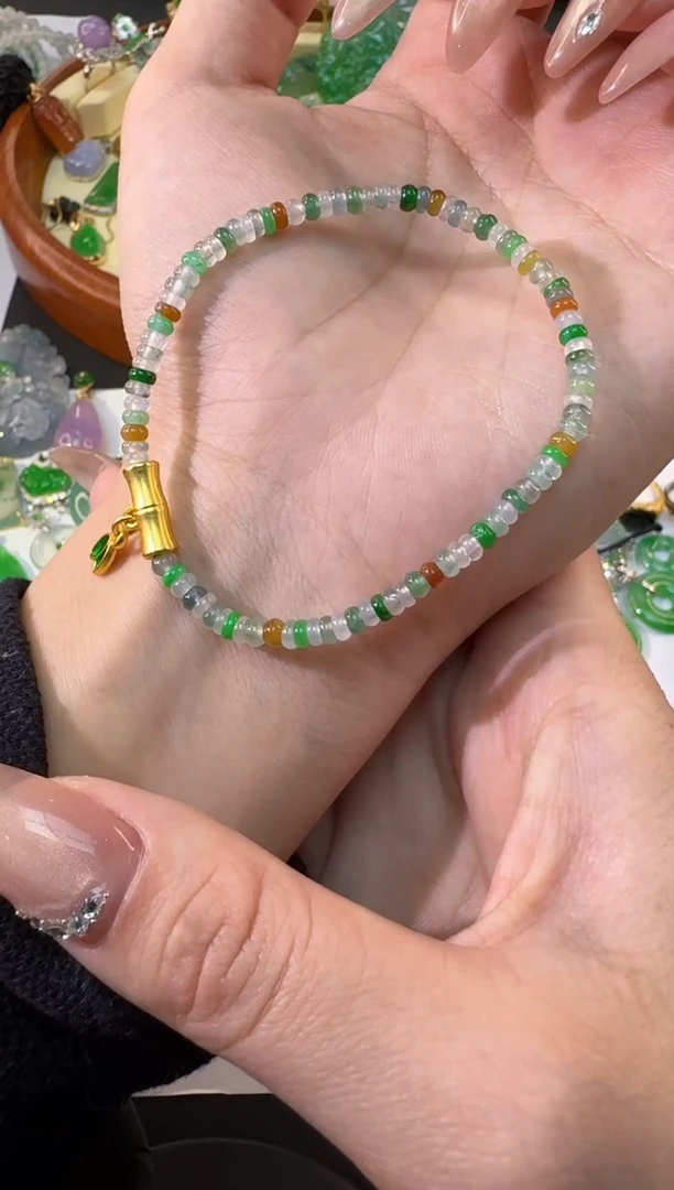 【闪购商品】翡翠手链未镶嵌手串