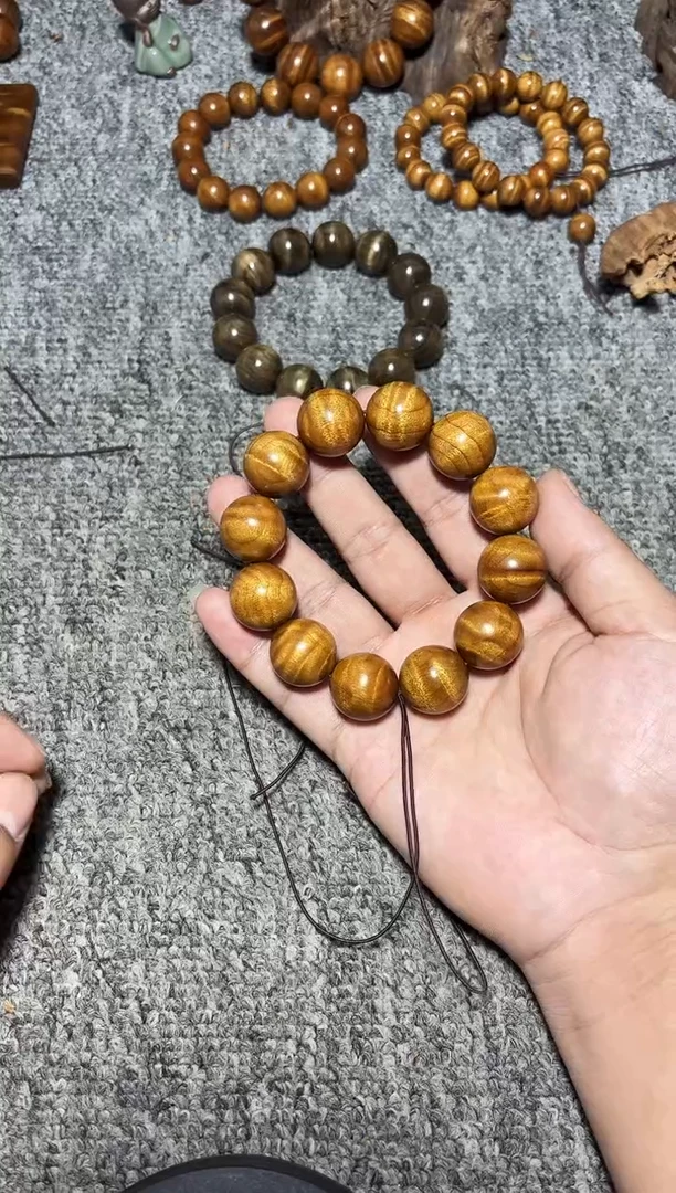 金丝楠手串/手链枯木老料2.0单圈168
