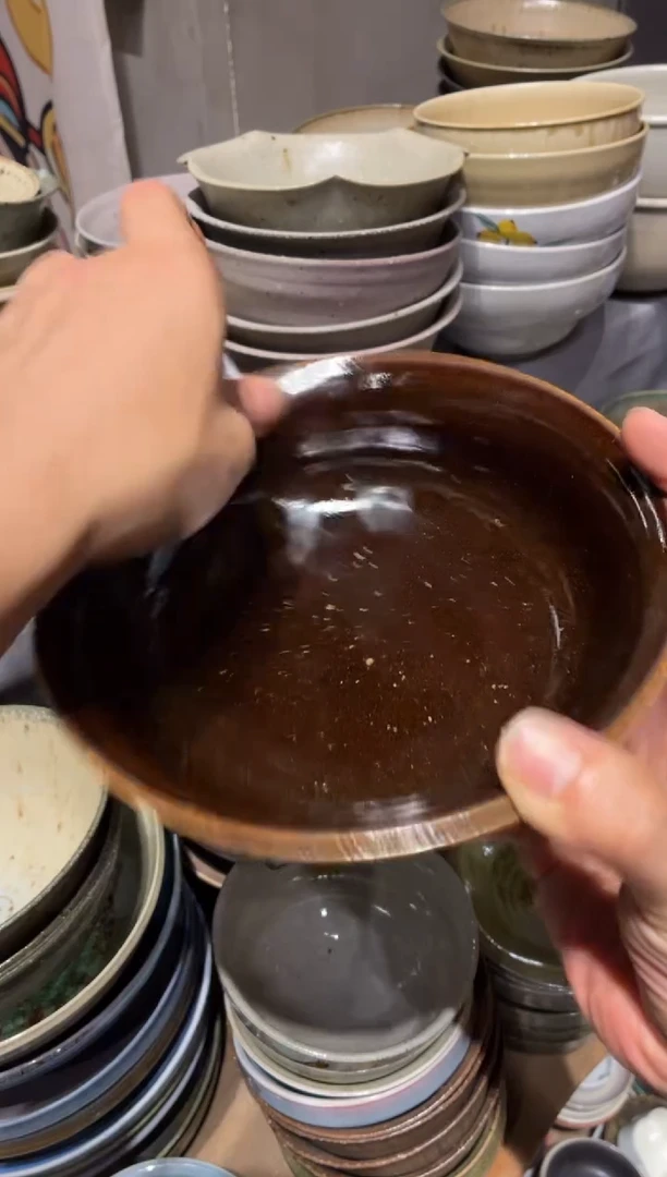 瓷片络**子335松木反口盘1个
