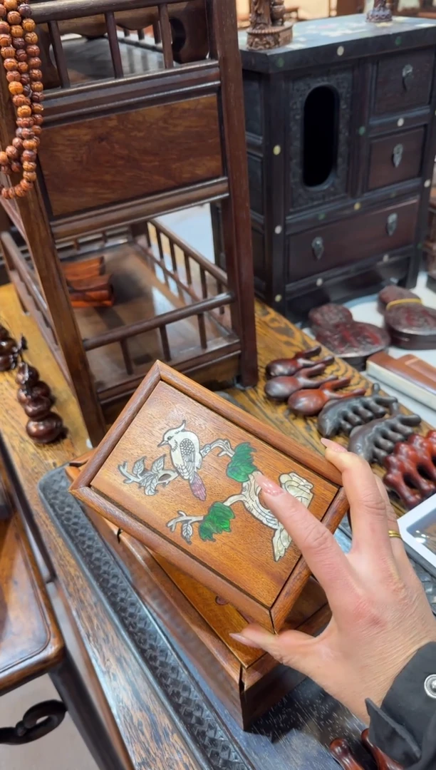 木螺钿镶嵌 小抽拉盒