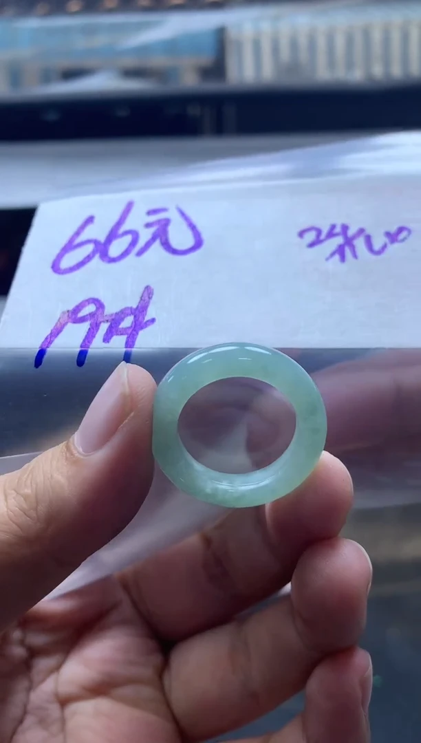 未镶嵌定制翡翠戒圈19#66元毛货需抛光