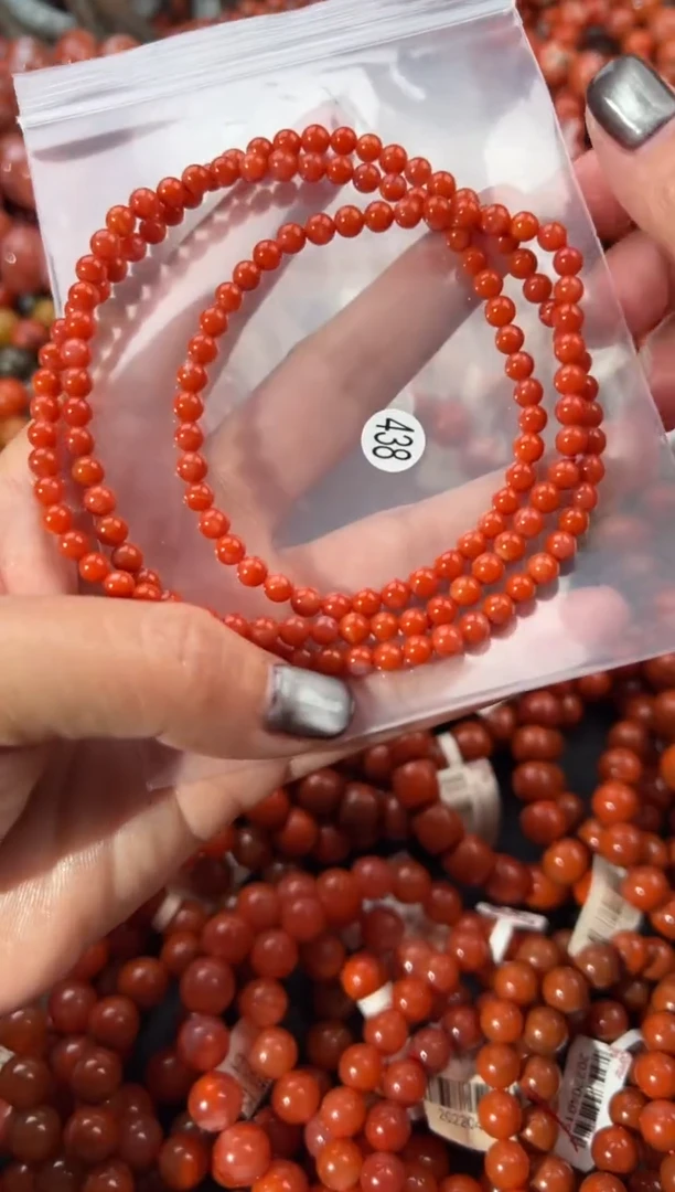未镶嵌手串南红玛瑙4+