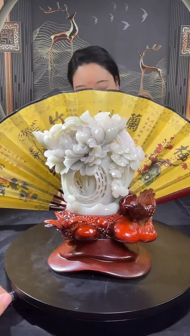 和田玉未镶嵌摆件摆件