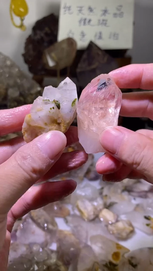 未镶嵌珠宝半成品水晶102号2颗水晶