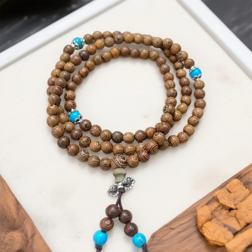 增香沉香木A032手串108颗（8mm