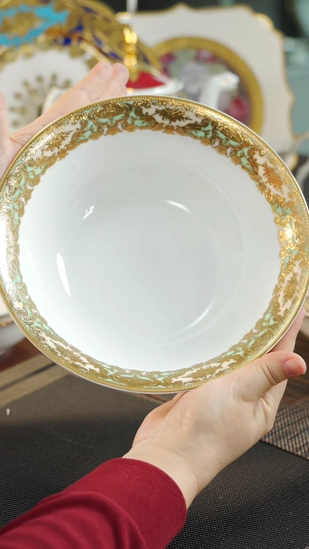 【闪购商品】瓷片9英寸汤碗  尾单