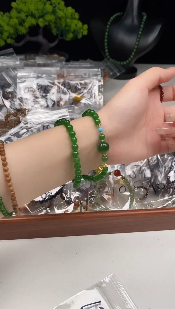 白玉菩提手串1057