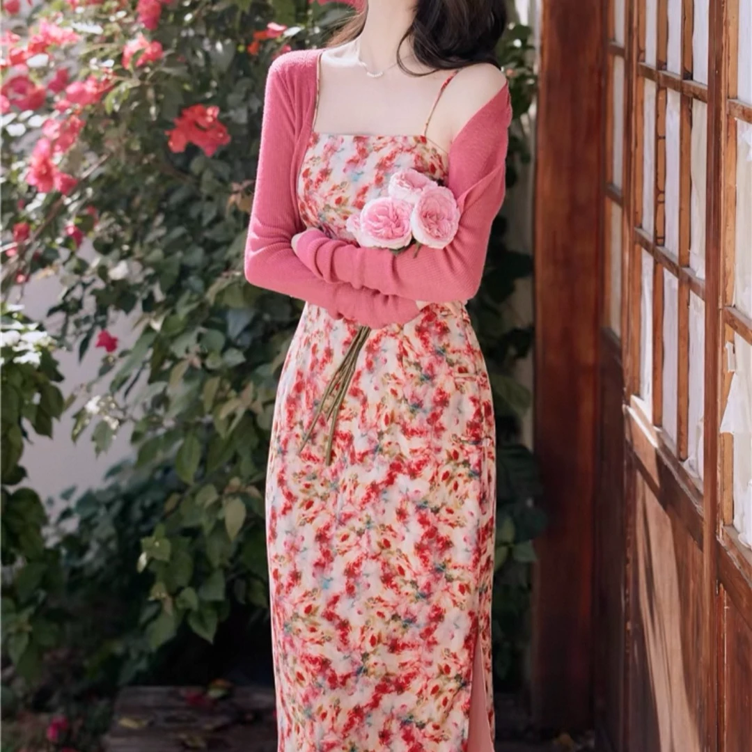 【171-180】法式甜美连衣裙 显瘦穿搭修身百搭