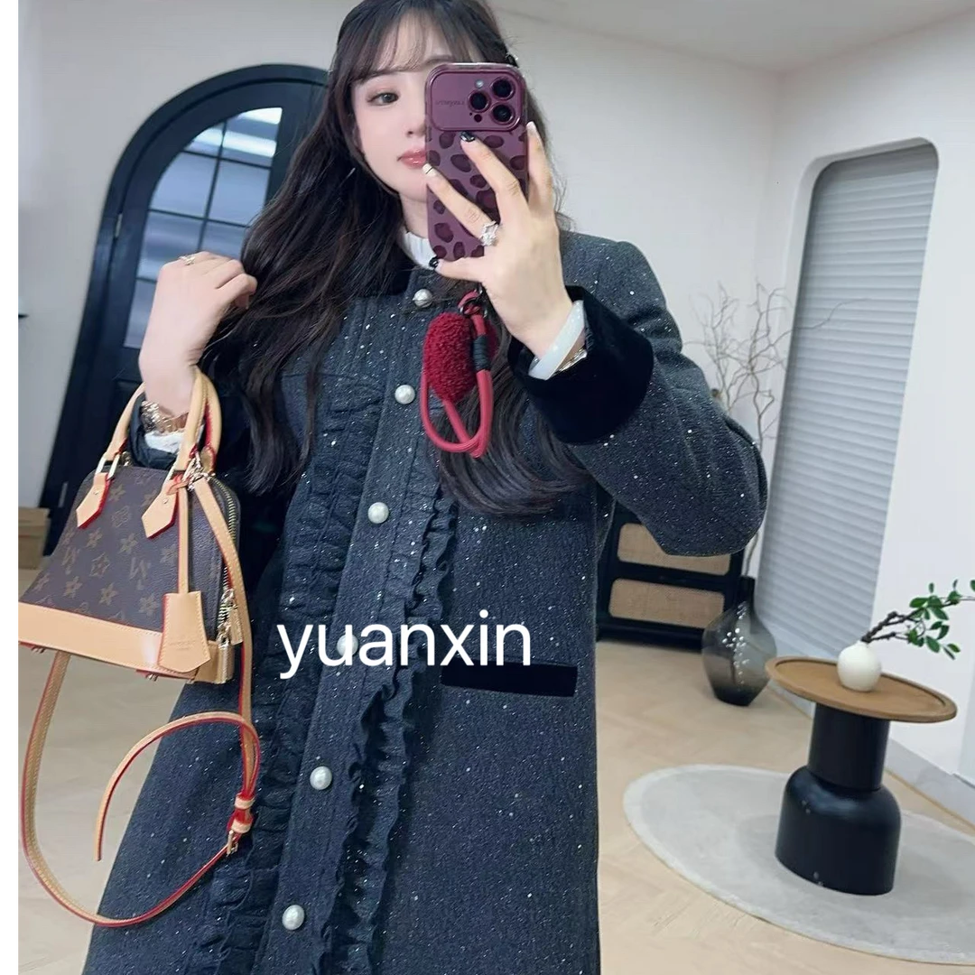 YX六LYQ201229新款小香羽绒连衣裙气质时尚潮流