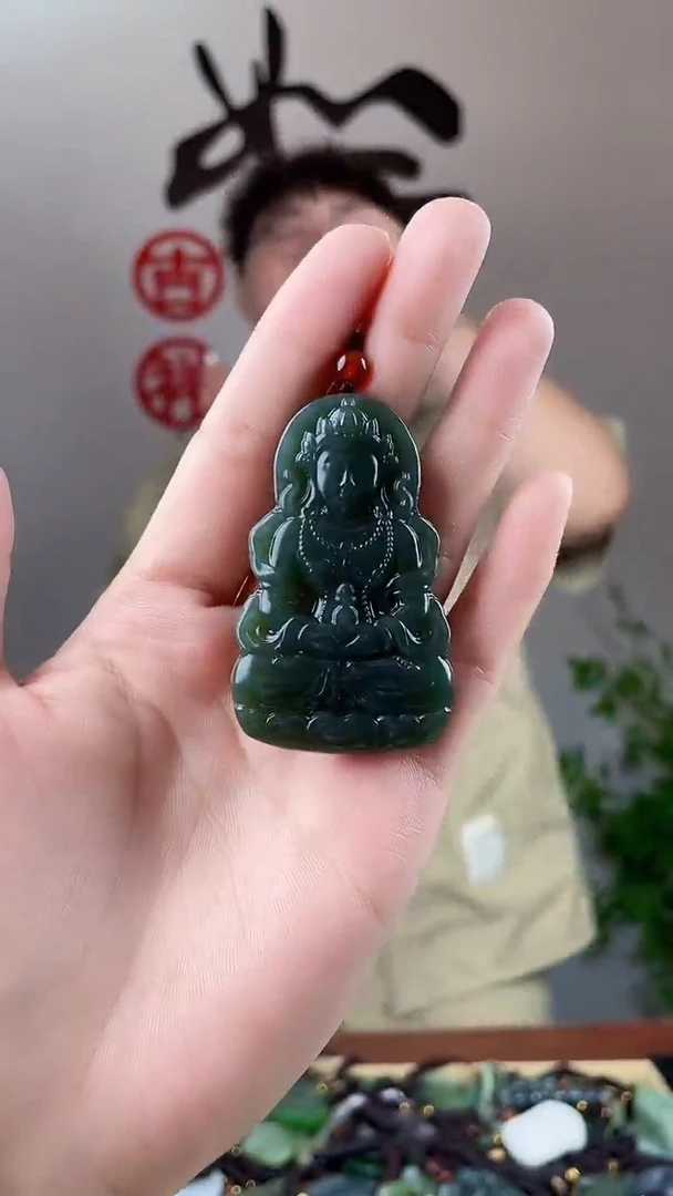 和田玉未镶嵌颈饰拍一发一，多样性发货