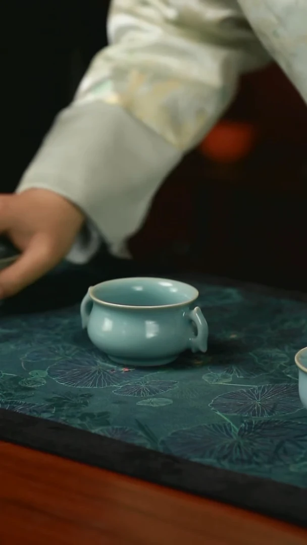 亿**寡双耳杯  支钉 仿古 一级品