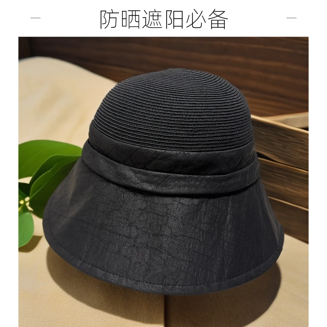 【莨美】粉丝福利香云纱桑蚕丝帽子MZ-002