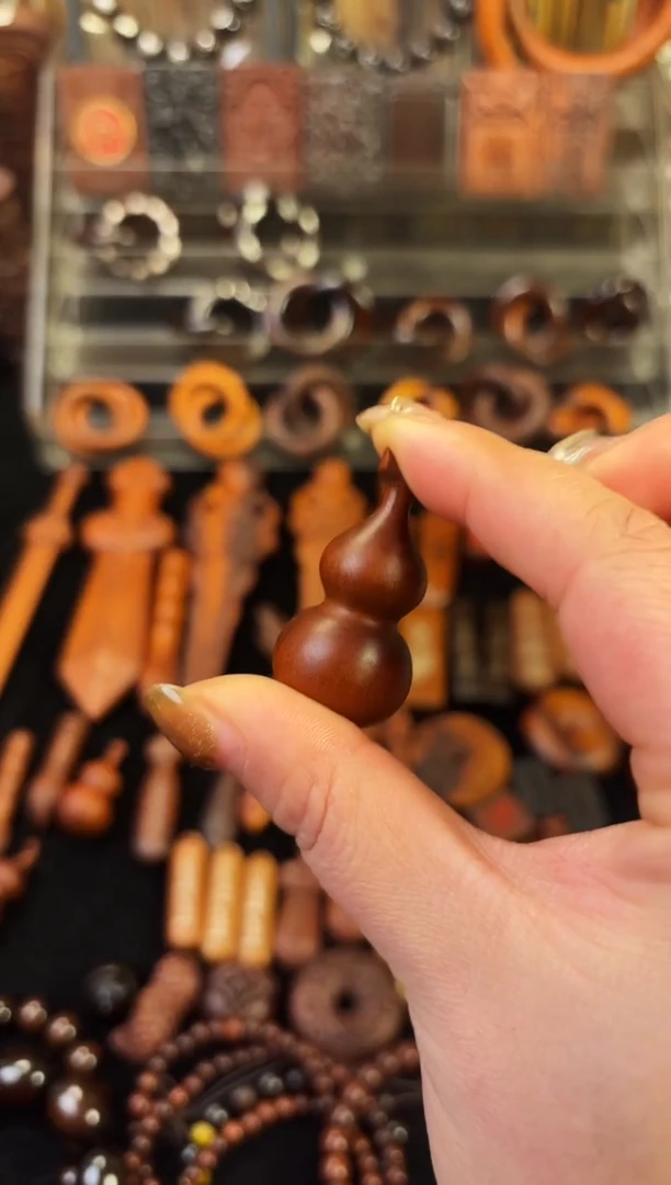 雷枣木老料一体小葫芦