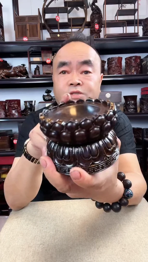 木老李红木工艺品小转