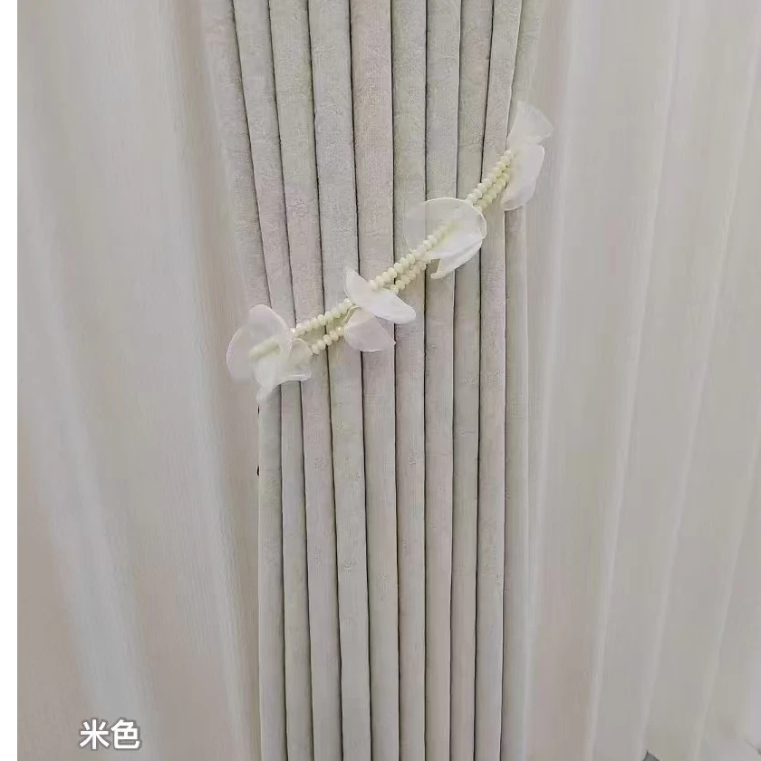 窗帘配饰仙女风花瓣绑带