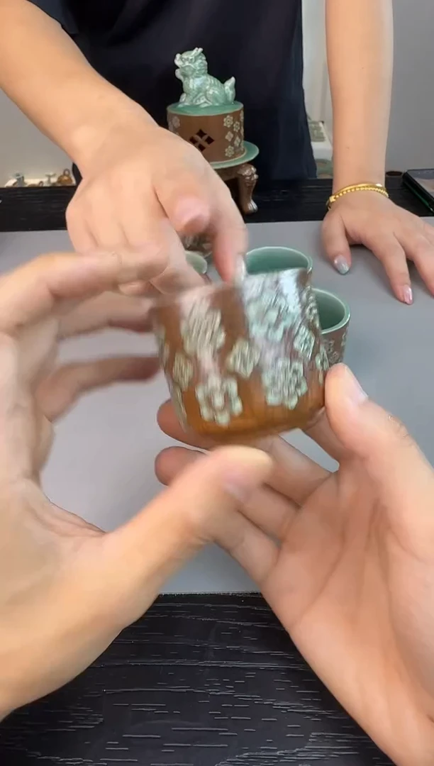 青瓷手工茶器不带礼盒包邮