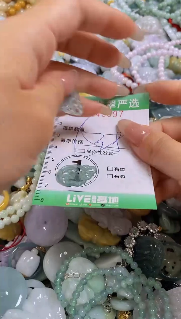 翡翠未镶嵌颈饰闪购0245697多样性发其一