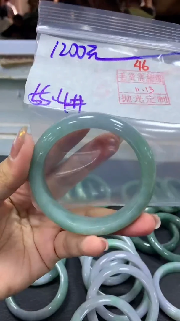 未镶嵌定制翡翠毛货需精细抛光+拍一发一+46
