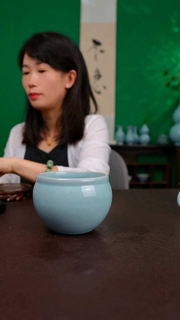 一级天青风水缸建水缸
