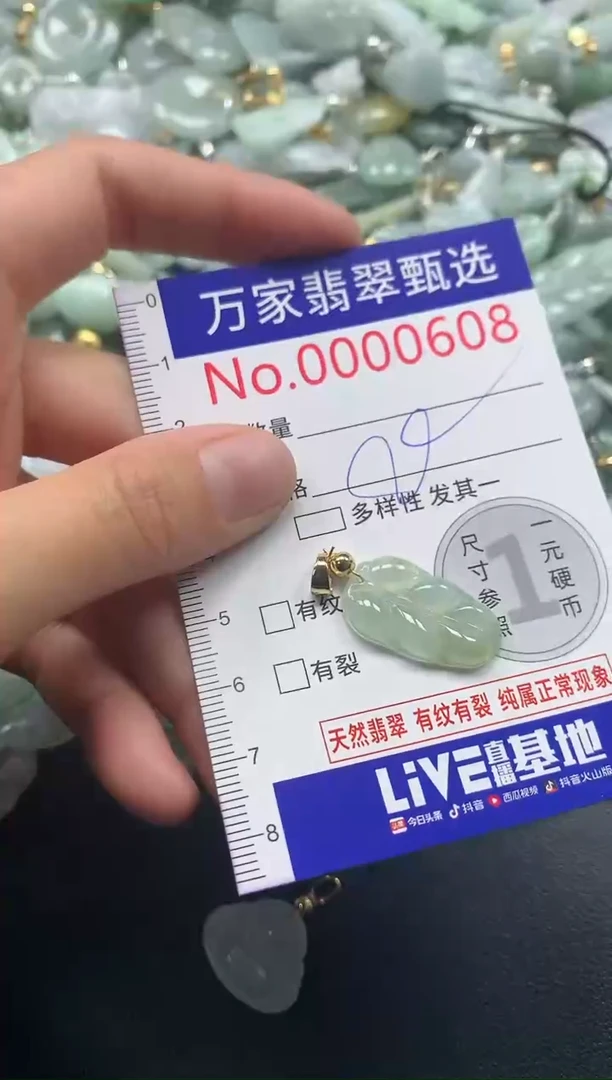 吊坠(不含链)未镶嵌翡翠0608