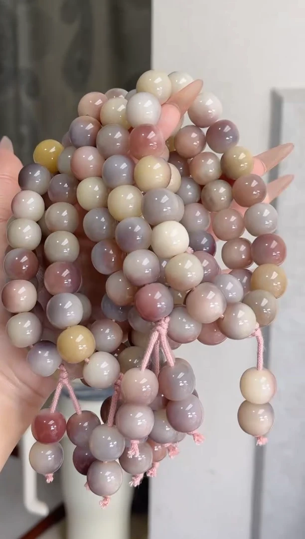 菩提根/象牙果手串c78紫美人玉化苹果14手持